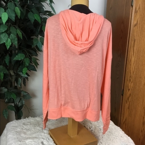 SO Peach XL lace up hoodie and high rise dolphin shorts both NWT - Picture 2 of 16